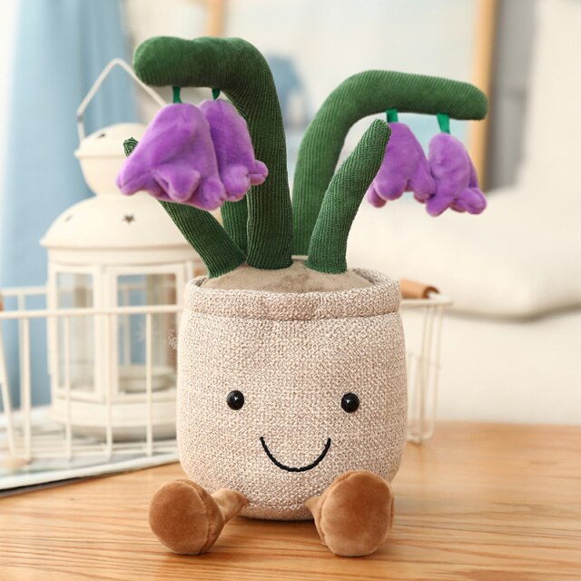 Soft Cute Floral Friend Planter Toy