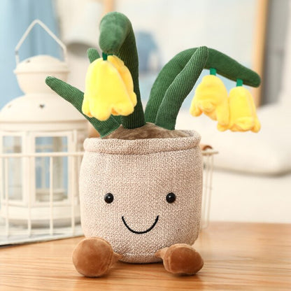 Soft Cute Floral Friend Planter Toy - Fesara