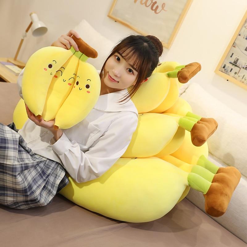 Fun Yellow Banana Stuffed Toys
