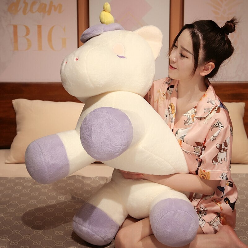 Soft Plush Unicorn Toys Buttercup and Cloudberry