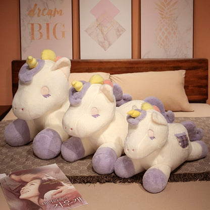 Soft Plush Unicorn Toys Buttercup and Cloudberry