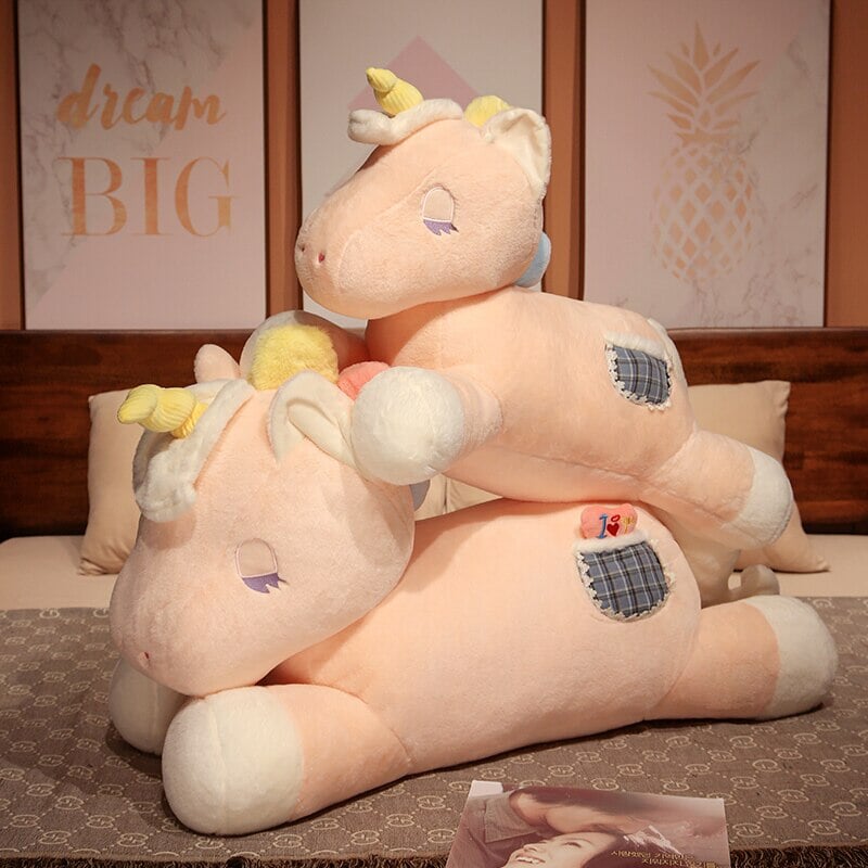 Soft Plush Unicorn Toys Buttercup and Cloudberry