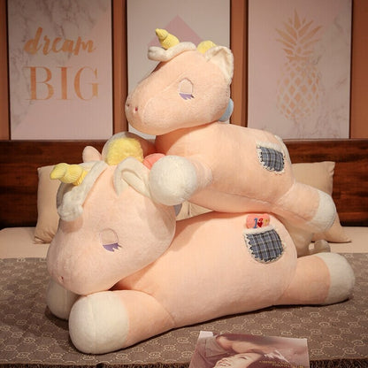 Soft Plush Unicorn Toys Buttercup and Cloudberry