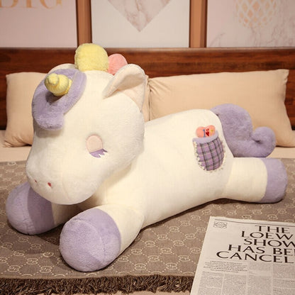 Soft Plush Unicorn Toys Buttercup and Cloudberry