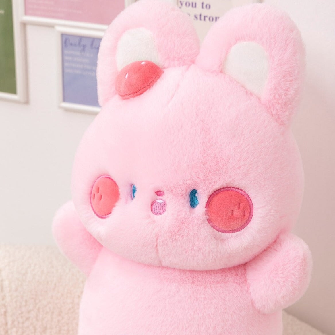 Cute Pink Soft Bunny Plush Toy