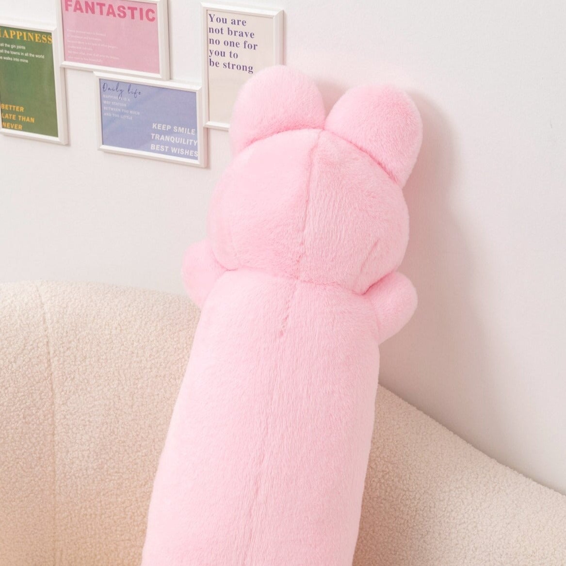Cute Pink Soft Bunny Plush Toy