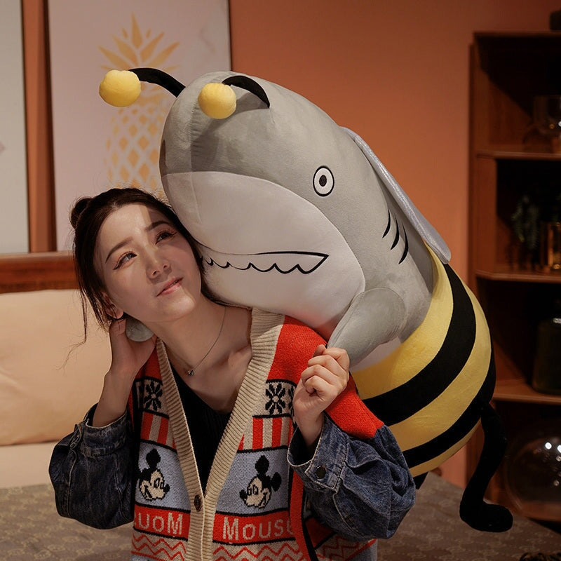 Cute Shark & Bee Soft Plush Toy