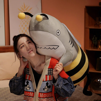 Cute Shark & Bee Soft Plush Toy