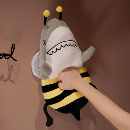 Cute Shark & Bee Soft Plush Toy