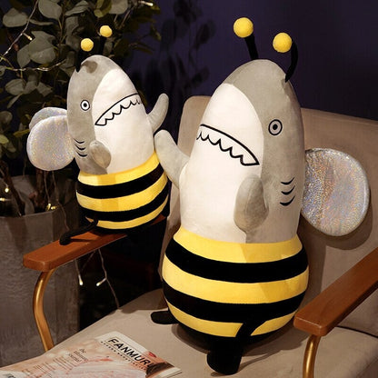 Cute Shark & Bee Soft Plush Toy