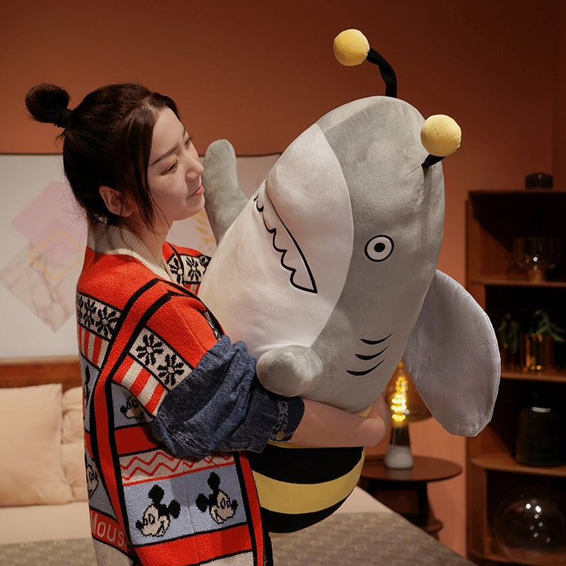 Cute Shark & Bee Soft Plush Toy