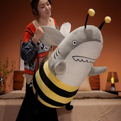 Cute Shark & Bee Soft Plush Toy