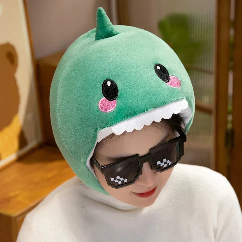 Cute Animal Character Plush Hat