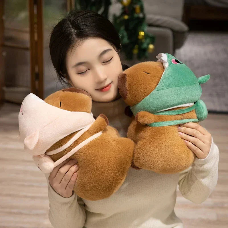 Cute Animal Character Plush Hat