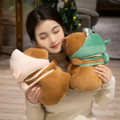 Cute Animal Character Plush Hat