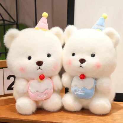 Fun Animal Birthday Cake Stuffed Toys