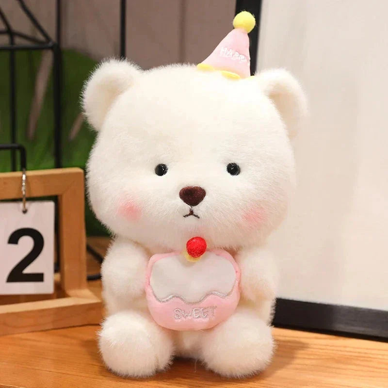 Fun Animal Birthday Cake Stuffed Toys