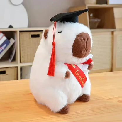 Cute Capybara College Teddy Plush