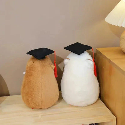 Cute Capybara College Teddy Plush