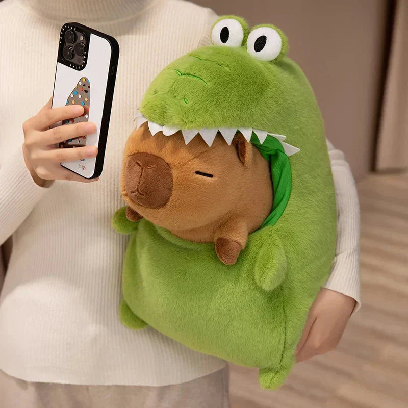 Cute Green Dino Stuffed Animal Toy - Fesara