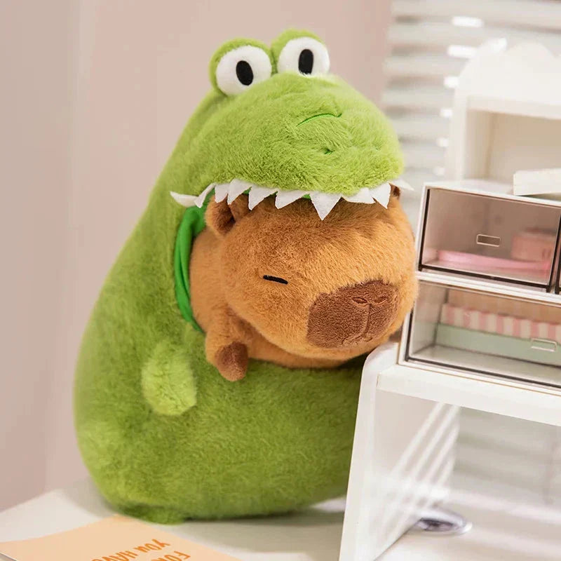 Cute Green Dino Stuffed Animal Toy