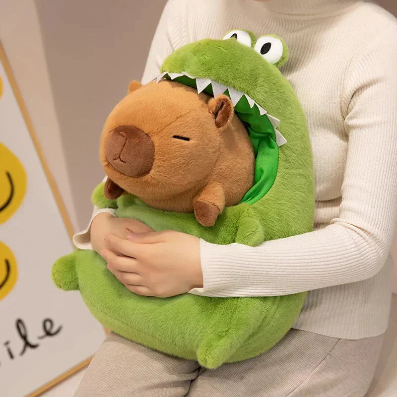 Cute Green Dino Stuffed Animal Toy