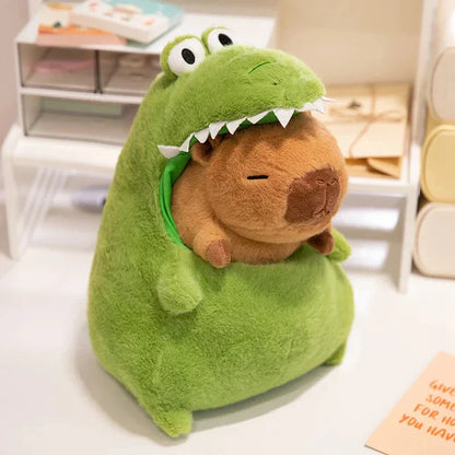 Cute Green Dino Stuffed Animal Toy