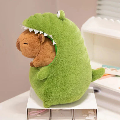 Cute Green Dino Stuffed Animal Toy