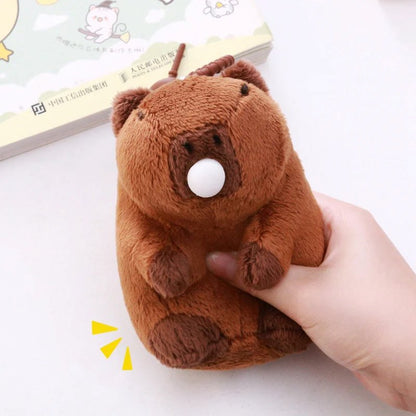 Cute Plush Capybara Keychain Toy