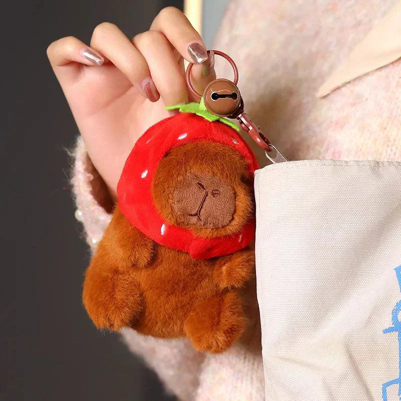 Cute Plush Capybara Keychain Toy