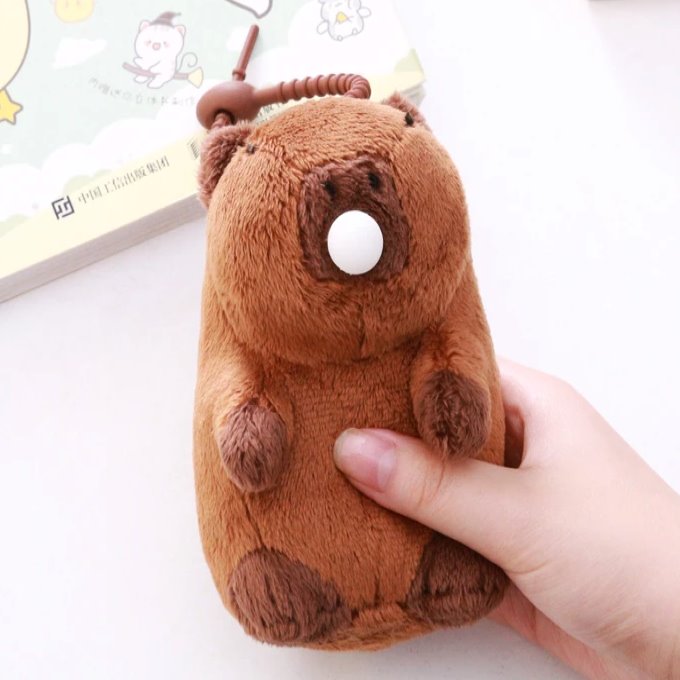 Cute Plush Capybara Keychain Toy