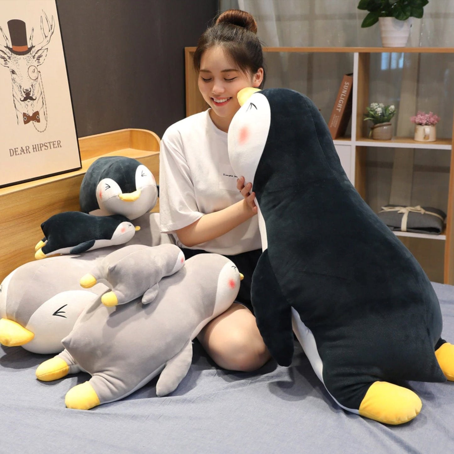 Funny Penguin Friend Figurines