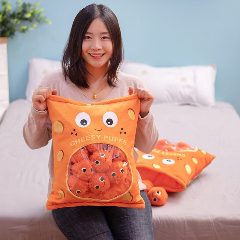 Tasty Cheese Flavor Puff Snacks