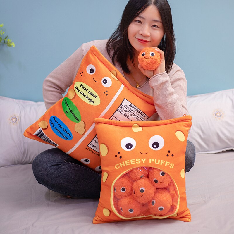 Tasty Cheese Flavor Puff Snacks