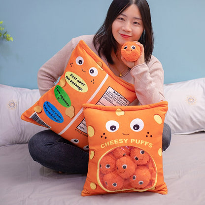 Tasty Cheese Flavor Puff Snacks
