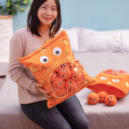 Tasty Cheese Flavor Puff Snacks