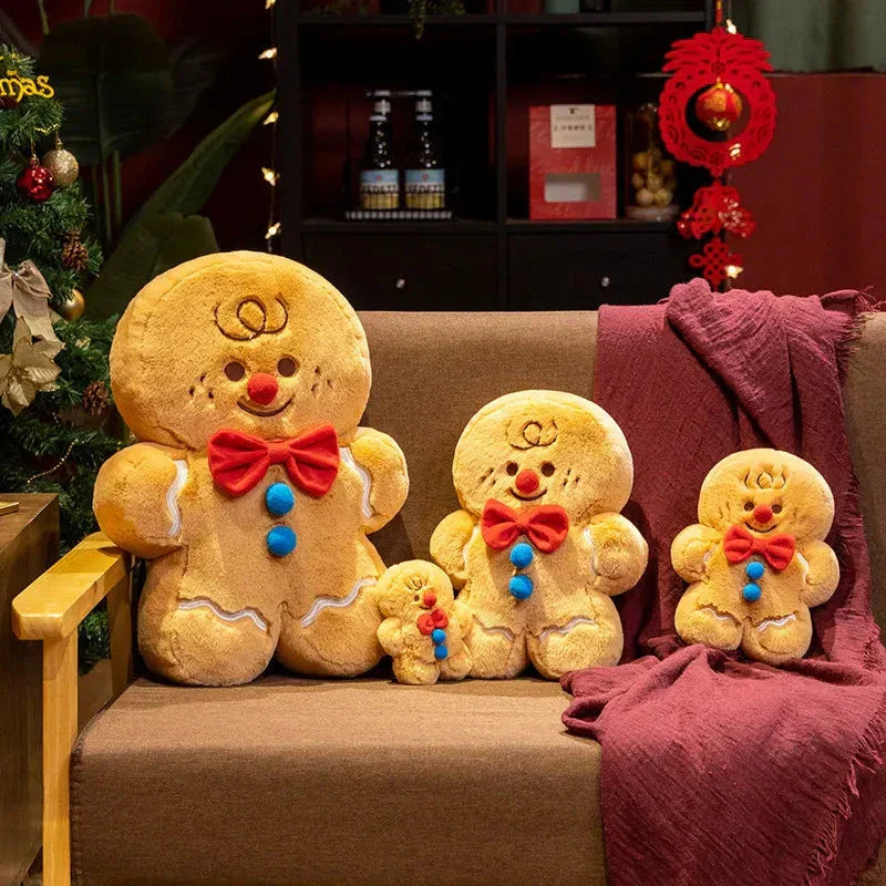 Fesara Christmas Cute Gingerbread Plush Toys
