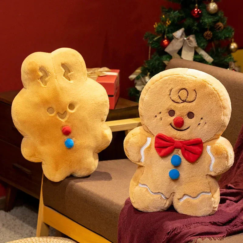 Fesara Christmas Cute Gingerbread Plush Toys