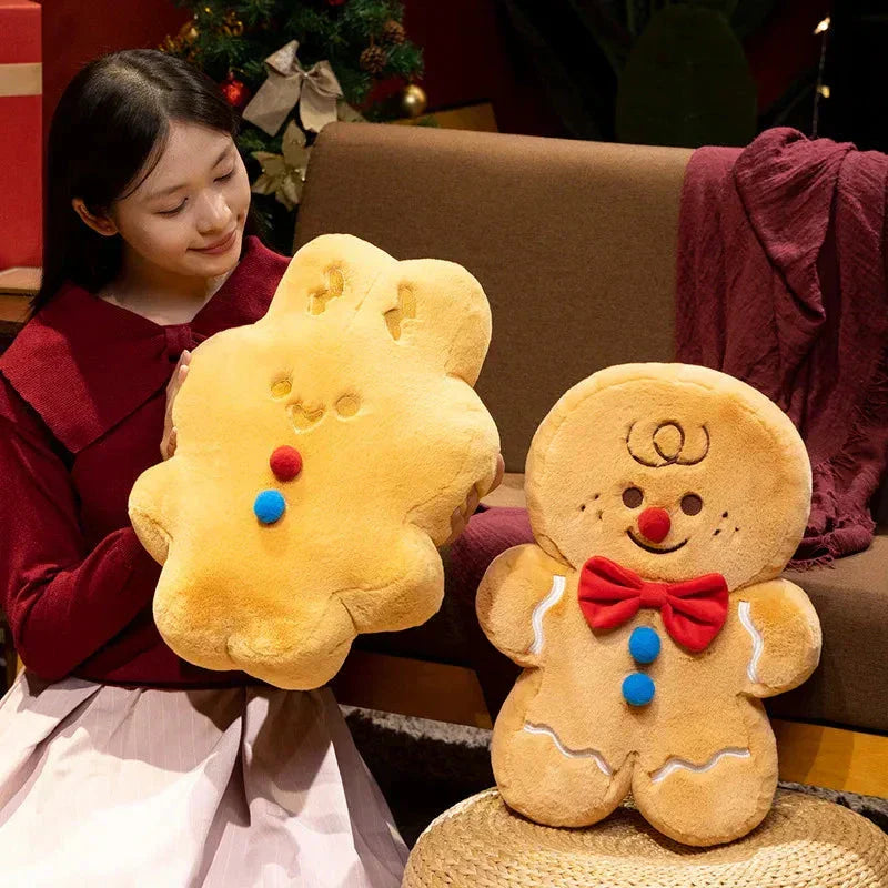 Fesara Christmas Cute Gingerbread Plush Toys