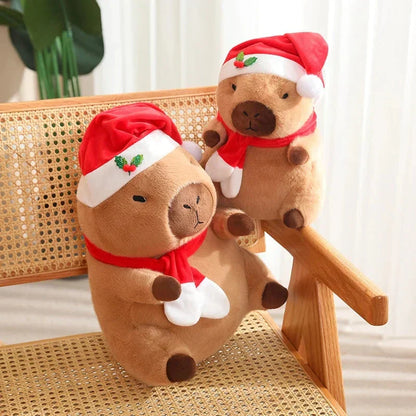 Cute Holiday Baby Capybara Soft Toy