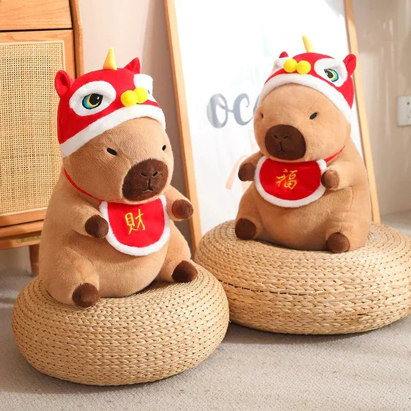 Cute Holiday Baby Capybara Soft Toy