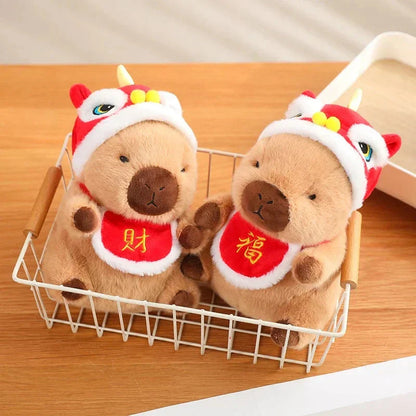 Cute Holiday Baby Capybara Soft Toy