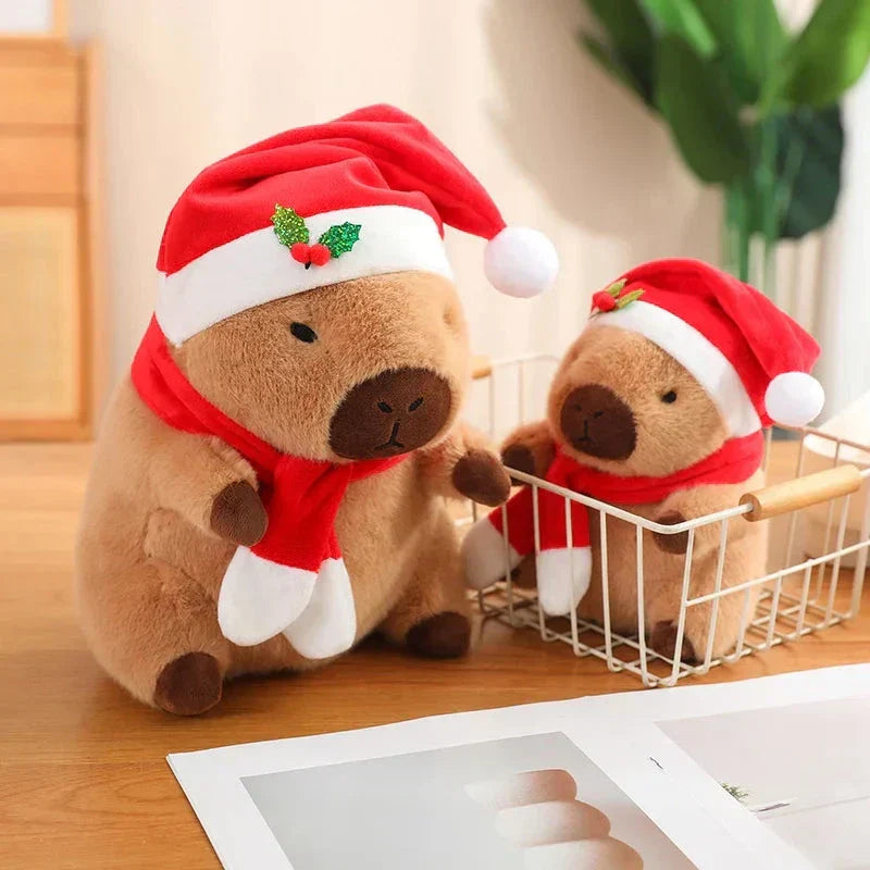 Cute Holiday Baby Capybara Soft Toy