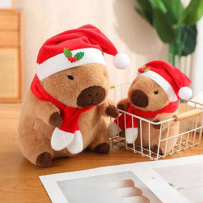 Cute Holiday Baby Capybara Soft Toy