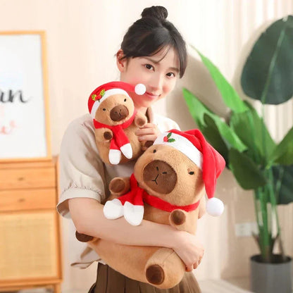 Cute Holiday Baby Capybara Soft Toy