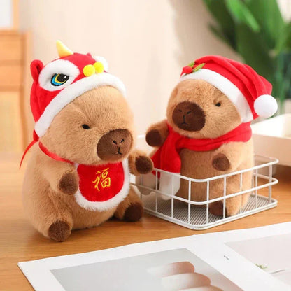 Cute Holiday Baby Capybara Soft Toy