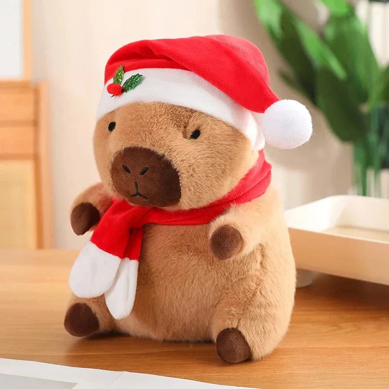 Cute Holiday Baby Capybara Soft Toy