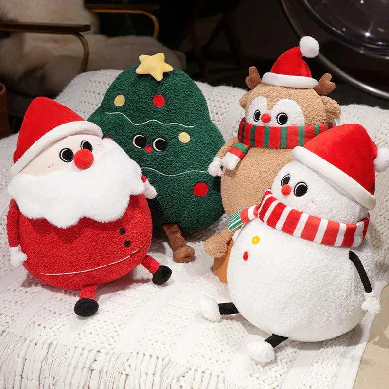 Fesara Cute Christmas Plush Figures Set