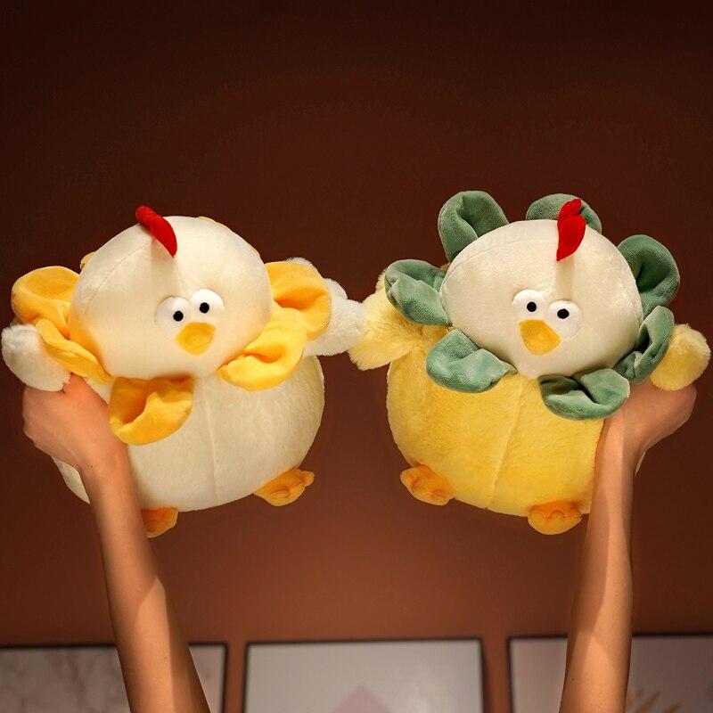 Cute Plush Round Chicken Toy - Fesara