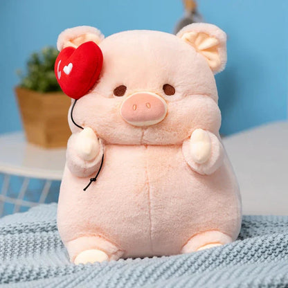 Cute Pink Love Heart Piggy Toy